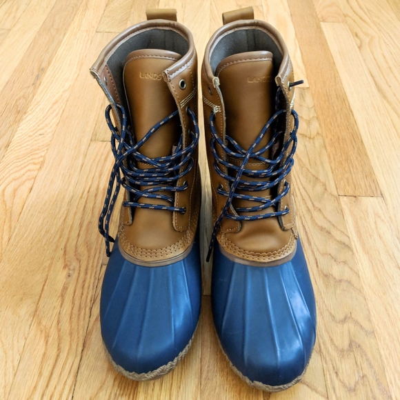 lands end lined duck boots